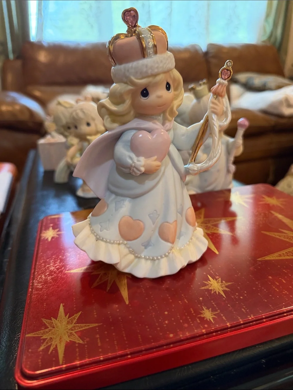 Pink Heart Angel Figurine By Precious Moments
